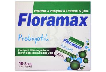 FLORAMAX PROBIYOTIK MIKROORGANIZMA ICEREN SASE 10 saşe Takviye Ürün Görseli