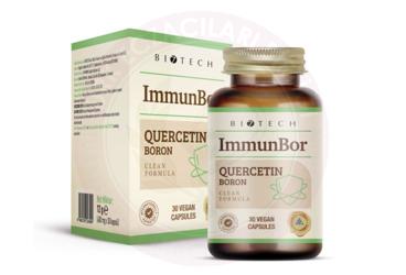 IMMUNBOR QUERCETIN VE BOR ICEREN TAKVIYE EDICI GIDA KAPSUL 30 kapsül Takviye Ürün Görseli