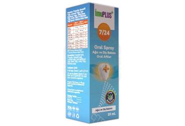 IMUPLUS 7/24 DENTAL ORAL SPREY 20 ml şişe Takviye Ürün Görseli