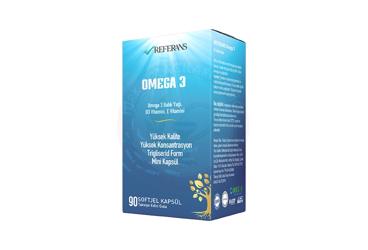 REFERANS NUTRA OMEGA 3 TAKVIYE EDICI GIDA KAPSUL 90 kapsül Takviye Ürün Görseli
