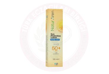 NATURAREN GUNES LOSYONU 50 SPF 125 ml şişe