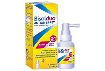 BISOLDUO ACTION SPREY ECTOIN, BAL & HATMI KOKU ICEREN SPREY 20 ml şişe Takviye Ürün Görseli
