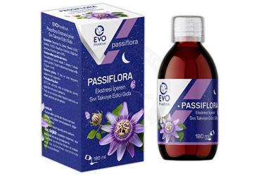 EVO PHARMA PASSIFLORA EKSTRESI ICEREN SIVI TAKVIYE EDICI GIDA 180 ml şişe Takviye Ürün Görseli