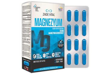 ZADE VITAL MAGNEZYUM KAPSUL 60 kapsül/blister Takviye Ürün Görseli