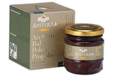 APITERA PLUS MIX ARI SUTU, BAL, POLEN, PROPOLIS ICEREN TAKVIYE EDICI GIDA 210 g Takviye Ürün Görseli