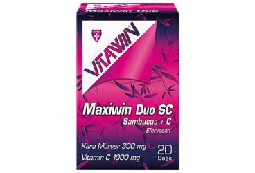 MAXIWIN DUO SC SAMBUCUS + C 20 saşe Takviye Ürün Görseli