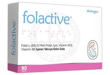 FOLACTIVE TABLET 90 tablet Takviye Ürün Görseli