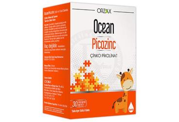 OCEAN PICOZINC CINKO PIKOLINAT ORAL DAMLA 30 ml şişe Takviye Ürün Görseli