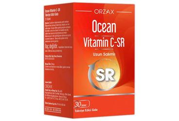 OCEAN VITAMIN C-SR TAKVIYE EDICI GIDA 30 tablet Takviye Ürün Görseli