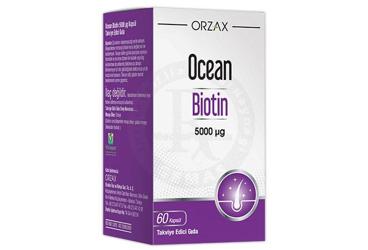 OCEAN BIOTIN KAPSUL 5000 mcg 60 kapsül Takviye Ürün Görseli