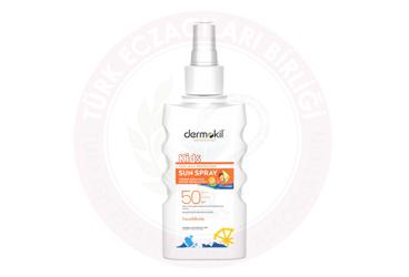 DERMOKIL KIDS SPF50+ YUZ & VUCUT GUNES SPREYI 200 ml şişe