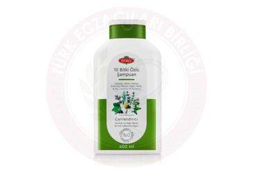OTACI 10 BITKI OZLU CANLI PARLAK SACLAR ICIN SAMPUAN 400 ml