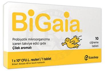 BIGAIA PROBIYOTIK ICEREN TAKVIYE EDICI GIDA 10 tablet Takviye Ürün Görseli
