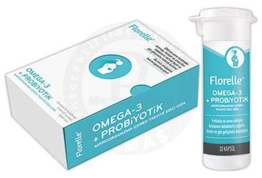 FLORELLE OMEGA-3 PROBIYOTIK KAPSUL 30 kapsül Takviye Ürün Görseli