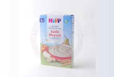 HIPP ORGANIK SUTLU MEYVELI TAHIL BAZLI EK GIDA 250 g toz Takviye Ürün Görseli