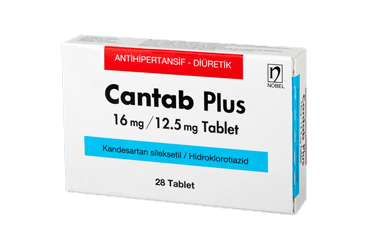 CANTAB PLUS 16 MG/12,5 MG 28 TABLET