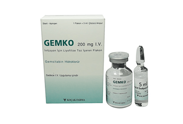GEMKO 200 MG IV INF. ICIN LIYOFILIZE TOZ ICEREN FLAKON