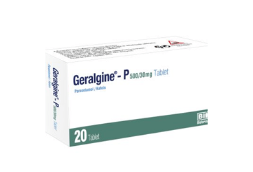 GERALGINE-P 500/30 MG 20 TABLET