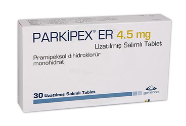 PARKIPEX ER 4,5 MG UZATILMIS SALIMLI 30 TABLET