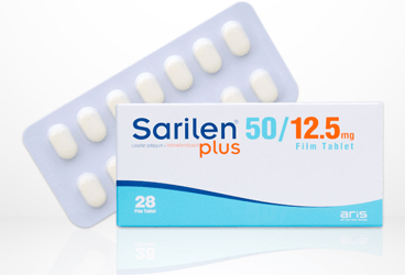 SARILEN PLUS 50 MG/12.5 MG 28 FILM TABLET