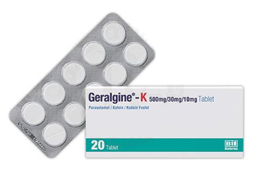 GERALGINE-K 500MG/30 MG/10 MG 20 TABLET
