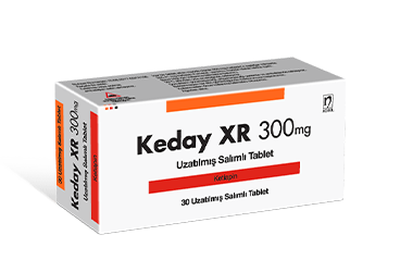 KEDAY XR 300 MG UZATILMIS SALIMLI 30 TABLET