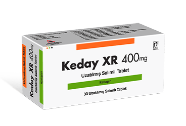 KEDAY XR 400 MG UZATILMIS SALIMLI 30 TABLET